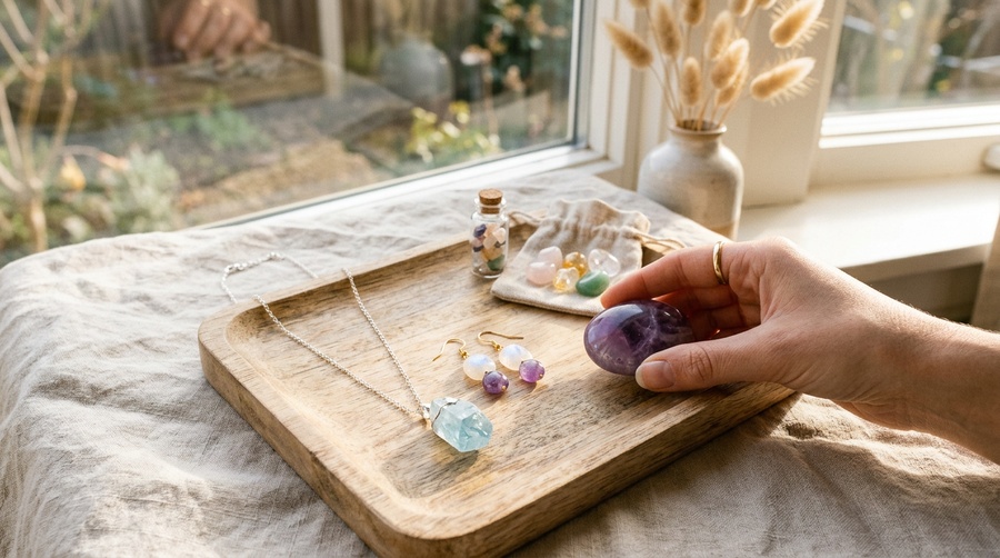 Der richtige Kristall für deinen Alltag: Schmuck, Trommelstein oder Set?