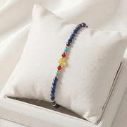 Lapislazuli, Karneol und Türkis Armband aus 18K vergoldet Copper