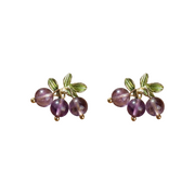 Amethyst Grape Cluster Ohrringe