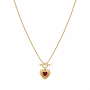 Karneol Halskette aus 18K vergoldet Silver