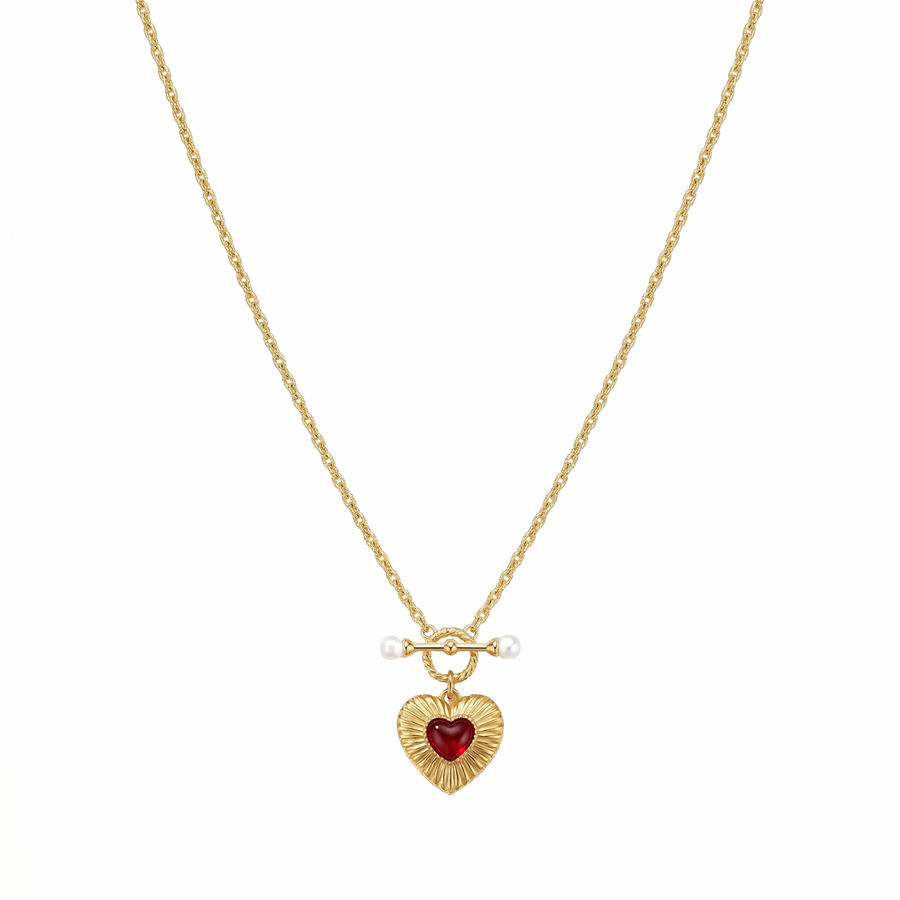 Karneol Halskette aus 18K vergoldet Silver