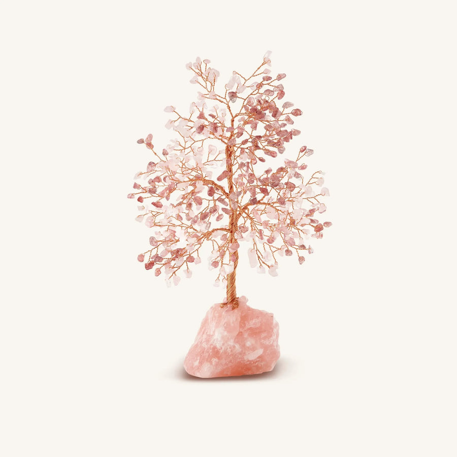 Spiritual Love - Rosenquarz Feng-Shui-Baum crystal stone 2025