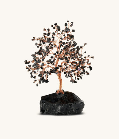 Feng-Shui-Baum Geerdete Achtsamkeit mit schwarzem Onyx
