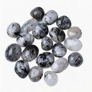 Schwarzer Rutilquarz Trommelstein 6