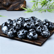 Schneeflockenobsidian Trommelstein 2