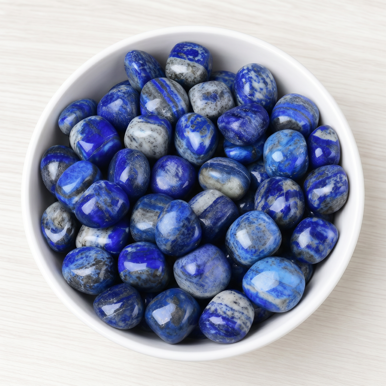 Afghanischer Lapislazuli Trommelstein