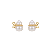 Shimmer Shell Stud Ohrringe