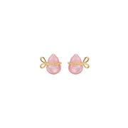 Shimmer Shell Stud Ohrringe